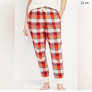 Old Navy Fall Plaid Pajama Joggers